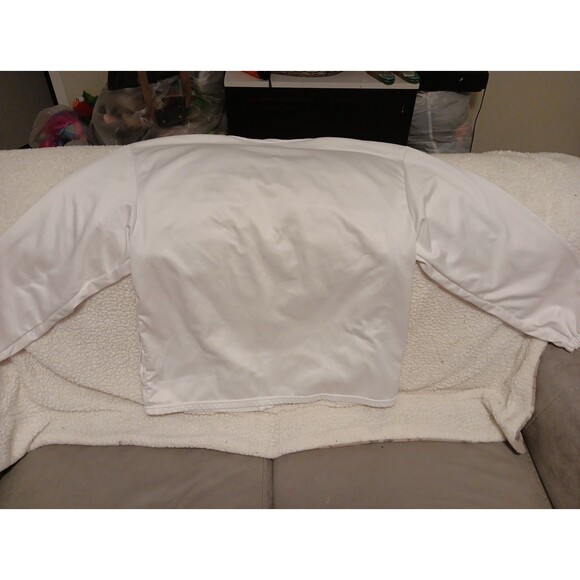 Vtg Olympic Committee Jacket Mens XL White Full Zip Team USA Track Sports - Picture 2 of 4